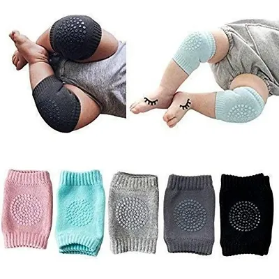 Cotton Baby Knee pad Elbow Protector Baby Leg Warmer Knee Support Protector Pack of 5
