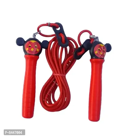 Pack of 1 Micky Mouse Handle Skipping Rope Freestyle for Gym Training and Workout Unisex, Boys, Girls, Male, Female, Gym, Workout, Weight Loss, Gym Training-thumb0