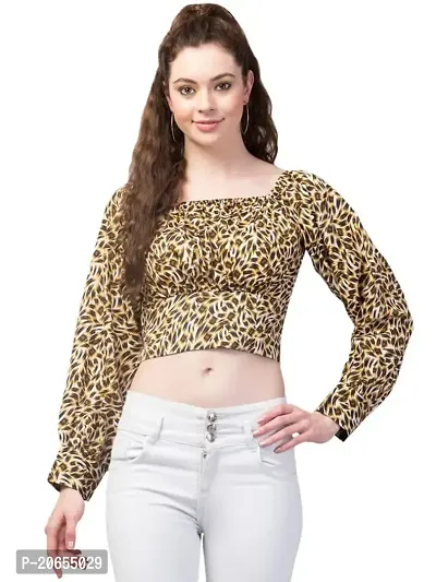 SHRASHTI Animal Trendy Crop top for Women