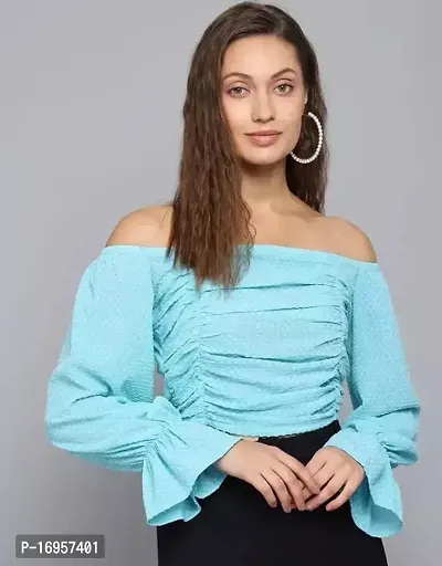 Elegant  Polyester  Top For Women