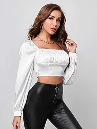 SHRASHTI Women's Crop Top (SHRAS0002_White_X-Large)-thumb2