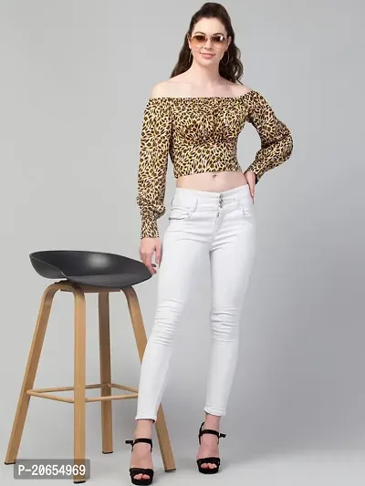 SHRASHTI Animal Trendy Crop top for Women-thumb5