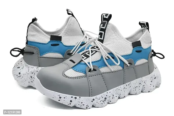 FOBE KORTURE White Synthetic Sport Shoes for Kid Boy for Kids - UK 5-thumb4
