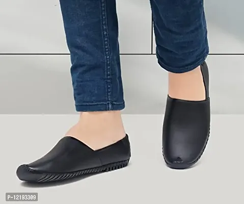 FOBE KORTURE Men's Black Synthetic Loafers - 9 UK-thumb2