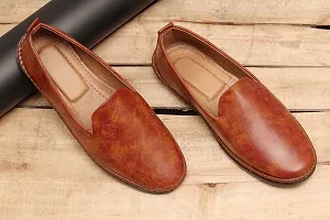 FOBE KORTURE Tan Synthetic Ethnic Traditional Shoe for Men - 6 UK-thumb2