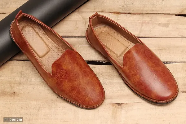 FOBE KORTURE Tan Synthetic Ethnic Traditional Shoe for Men - 6 UK-thumb3