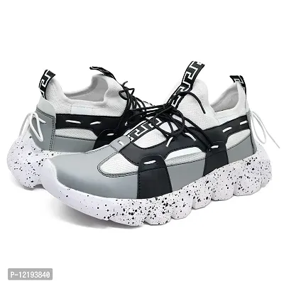 FOBE KORTURE Stylish Sneakers for Men & Boys (White, Numeric_6)-thumb5