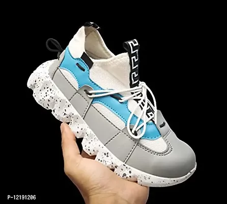 FOBE KORTURE White Synthetic Sport Shoes for Kid Boy for Kids - UK 5-thumb2