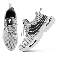 FOBE KORTURE Stylish Running & Walking Sneaker Shoes for Men & Boys (White, Numeric_9)-thumb3