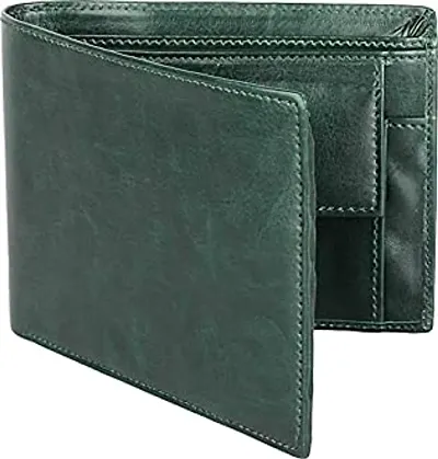 Designer Artificial Leather Self Design Two Fold Wallet For Men