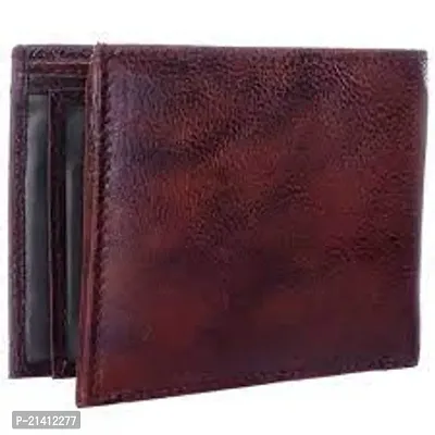 Comfortable Long Length Self Design Two Fold Wallet For Men-thumb0