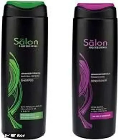 Modicare Salon Professional Advanced Formula Hair Fall Defense Shampoo for Damaged  Breakage Prone Hair with Protein complex, Provitamin B5  Biotin + Conditioner (Combo Pack) 200ml each-thumb2