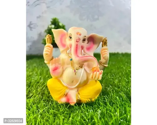 Classic Fiber Ganesh Showpiece Decorative Showpiece