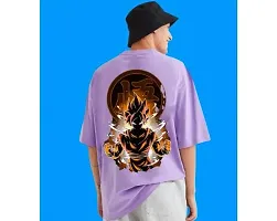 Reliable Purple Cotton Blend Printed Round Neck Tshirt For Men-thumb1