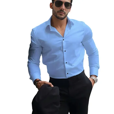 Trendy Mens Formal Wear Long Sleeves Shirts