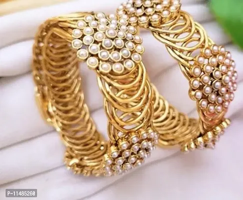 Elegant Brass Kada Bangle For Women-thumb0