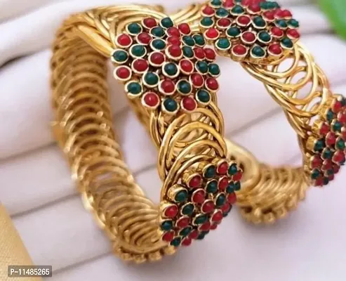 Elegant Brass Kada Bangle For Women-thumb0