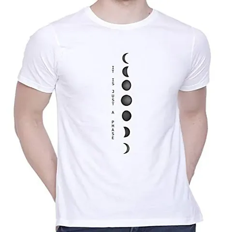 Trendy Blend Round Neck Tees For Men