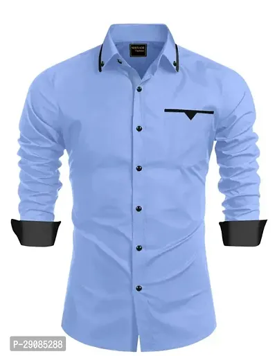 Men Regular Fit Solid Casual Shirt