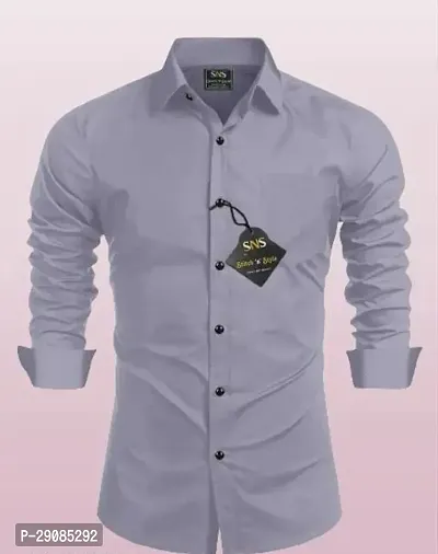 Men Regular Fit Solid Casual Shirt