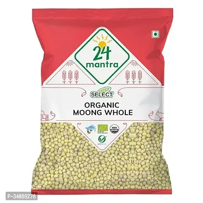 24 Mantra SELECT ORGANIC GREEN MOONG DAL Split-1 KG-thumb0