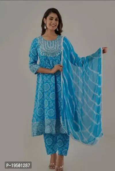 Rayon Kurta Bottom Set