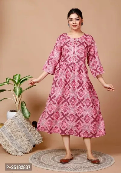 Fancy Rayon Maternity Feeding Kurtas For Women