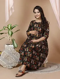 Fancy Rayon Maternity Feeding Kurtas For Women-thumb4