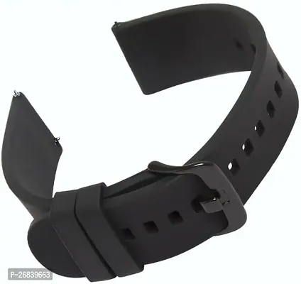 Black colour Smart watch band  size of 18mm  suitable for all smart watches-thumb4