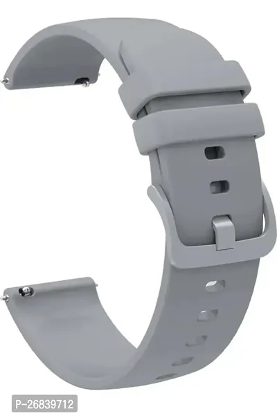 Grey colour smart watch strap, size of  18mm for  all smart watches-thumb0