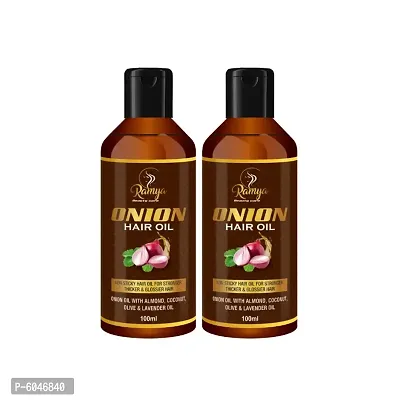 Ramya Onion black seed Hair Oil (100+100 =200 ml)-thumb0