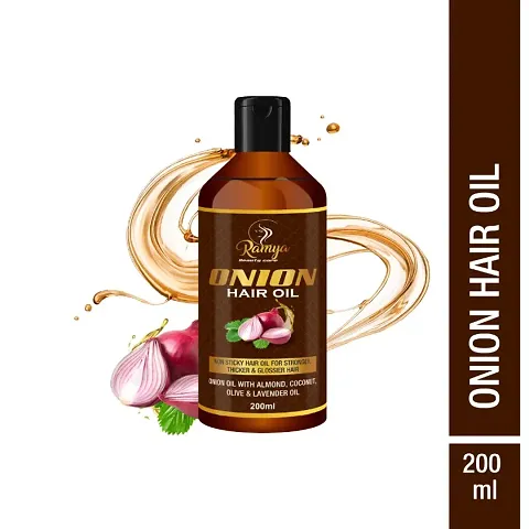 Onion Hair Oil For Strong Beautiful Hair