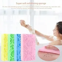 Bath Sponge, Bath Scrubber, Bathing Loofah, Dead Skin Remover For Men, Women And Kids-thumb4