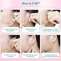 Face Lift Tape Instant Face Lifting Sticker Invisible Waterproof Elasticity Wrinkle Lift Patches Makeup Face Lift Tools for Instant Face, Neck Lift, Reduce Double Chin - 40 PCS-thumb2