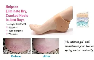 Silicone Gel Heel Pad Socks For anti heel Swelling Pain Relief Dry Hard Cracked Heels Repair Cream Foot Care Ankle Support Cushion-thumb3