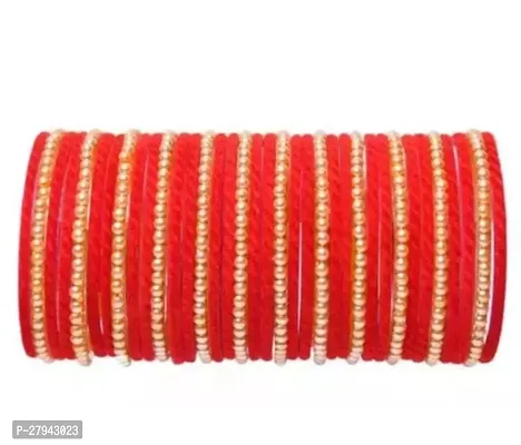 Elegant Red Brass American Diamond Bangles or Bracelets For Women-thumb0