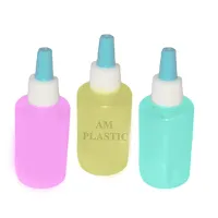 A M Plastic Cap Type Transparent Dropper Bottles 5 ml Liquid Dropping Bottles - Pack of 100-thumb2