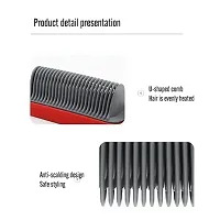 CPEX Hair Straightener Brush, Hair Styler, Straightener machine Brush Hair Straightening Iron Built with Comb  Anti-Scald, Perfect for Professional Salon at Home Hair Styler (Multicolor)-thumb2