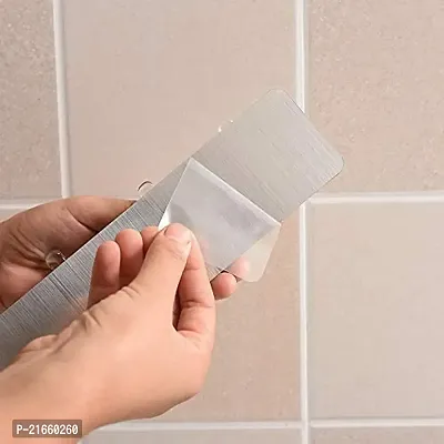 SOCHEP Stainless Steel Bathroom Wall Hook 6 Hooks Cloth Hanger Magic Sticker Self Adhesive for Bathroom Towel Rail Kitchen Hanger Hooks-thumb4