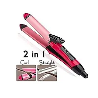 Cpixen Hair Straightener and Curler with Professional Hair Dryer 1000 W Combo Pack For Hair Styling-thumb2