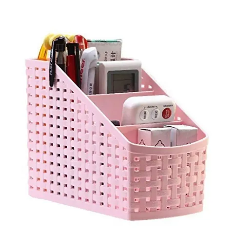 CPEX Plastic Storage Basket Box 4 Sections Compact Bathroom, Kitchen, Office Combas06 Plastic Storage Basket