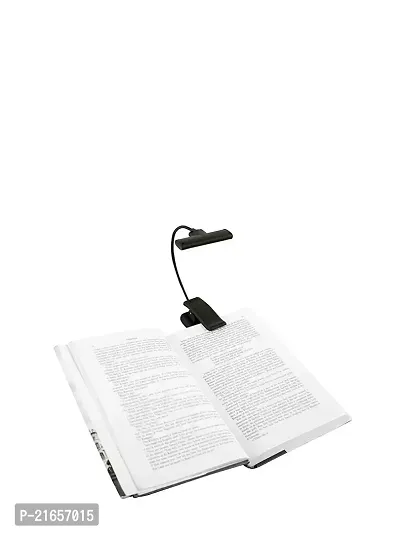 Cpixen Lightweight Eye-Care Easy Clip-On Cob Led Sturdy Adjustable Book Reading Lamp W/Flexible Arm For Home, Office And Travel, Multicolour, Pack Of 1(Plastic)