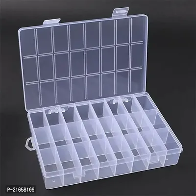 Buy CPEX 24 Grids Clear Organizer Jewelry Storage Box Craft Storage  Container with Jewellery, Craft, Diamonds Holder Clear Transparent  Rectangular Vanity Box Online In India At Discounted Prices