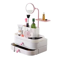 SOCHEP Cosmetic Makeup Box/Jewelry Organizer/Office Storage with Mirror-thumb3