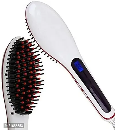 Cpixen Pro-Line Brush Hair Straightener Comb Irons Styling Electric (Multi color)-thumb3