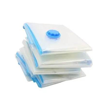 CPEX Reusable Vacuum Storage Space Saver Sealer Bags for Clothes, Pillows, Curtains, and Travelling Storage Bags Set of 4 Different Size? (50 x 60cm),(60x80cm),(70x100cm),(80x120cm)