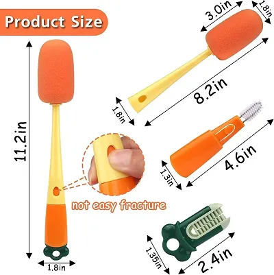 3 in 1 Multifunctional Cleaning Brush, Water Bottle Brushes for