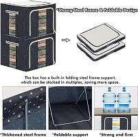 CPEX Foldable Clothes Storage Bags Organizer Container Visible steel frame Waterproof Moisture-proof storage Box-thumb4