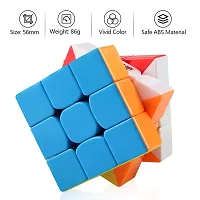 3x3 High Speed Sticker Less Magic Puzzle Cube Game Toy (3x3)-thumb3