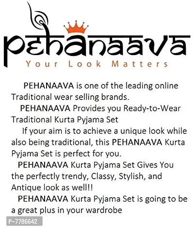 Pehanaava Men's Ready to Wear Cotton Traditional Straight Kurta - White-thumb5